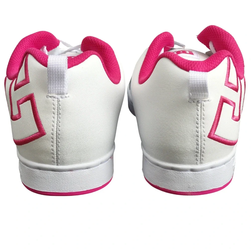 SOLD Court Graffik Crazy Pink White Sneakers TENNIS SHOES 11 $5 SHIPPING - Picture 6 of 7